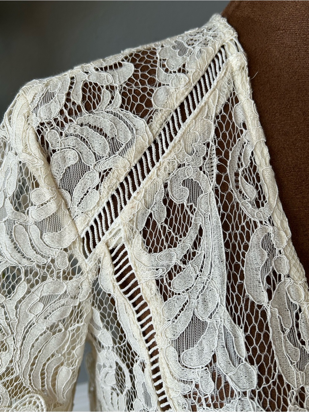 Free People Lace Maxi Duster Cardigan STUNNING - Picture 5 of 12